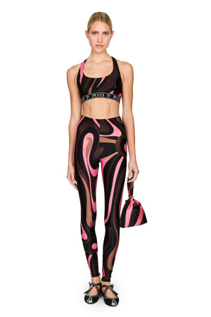 Marmo Print Lycra Bra
