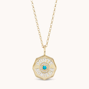 Mini Pb Charm Turquoise