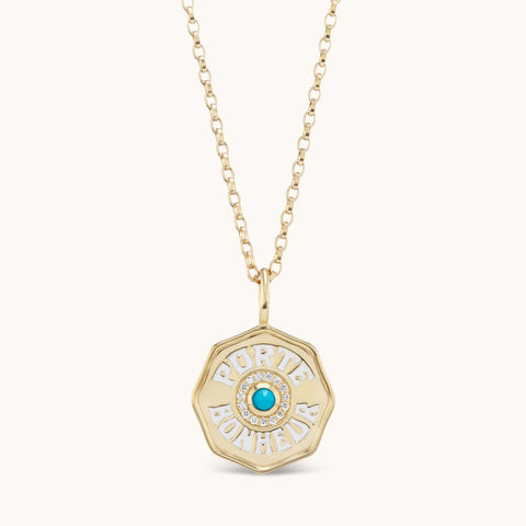 Mini Pb Charm Turquoise