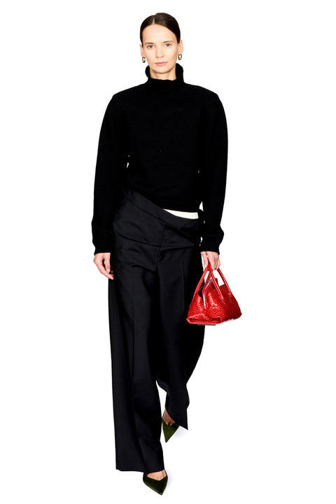 Double Waistband Trousers