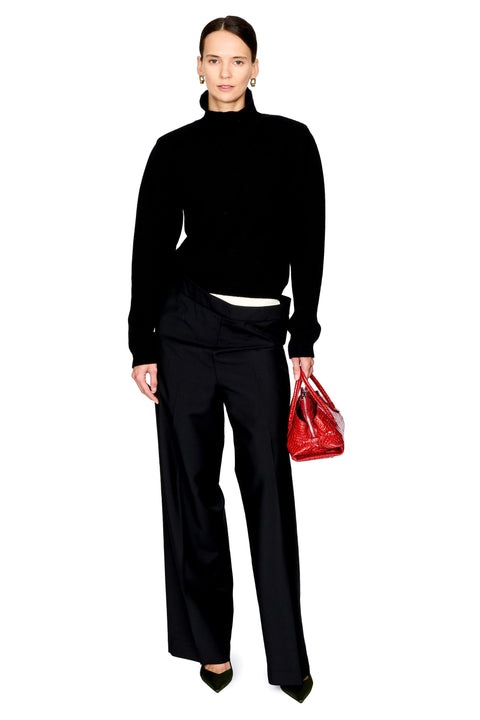 Statement Shoulder Turtleneck