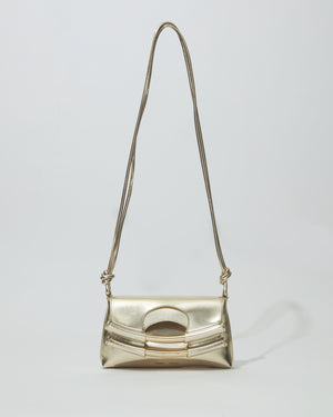 Proenza Schouler mirror small bar tote in gold