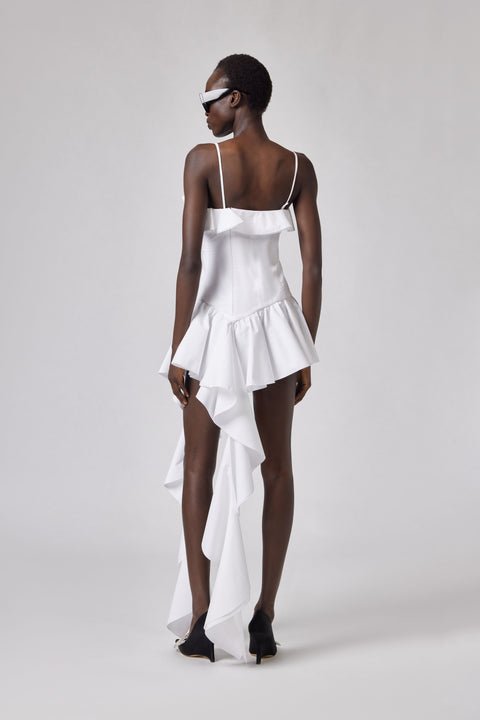 Mini Dress with Ruffle Detail