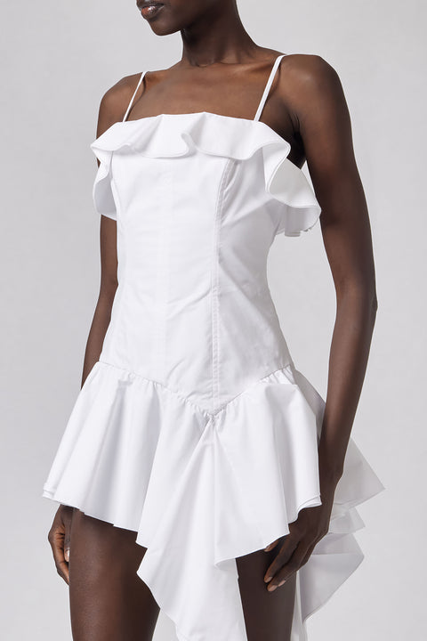 Mini Dress with Ruffle Detail