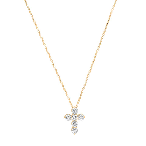 Alix Diamond Cross Necklace