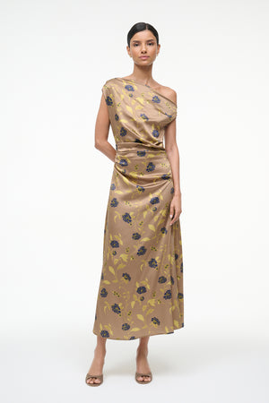 Phare Silk Dress Vintage Floral