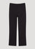 Ghost image of the cigarette leg trousers in black.