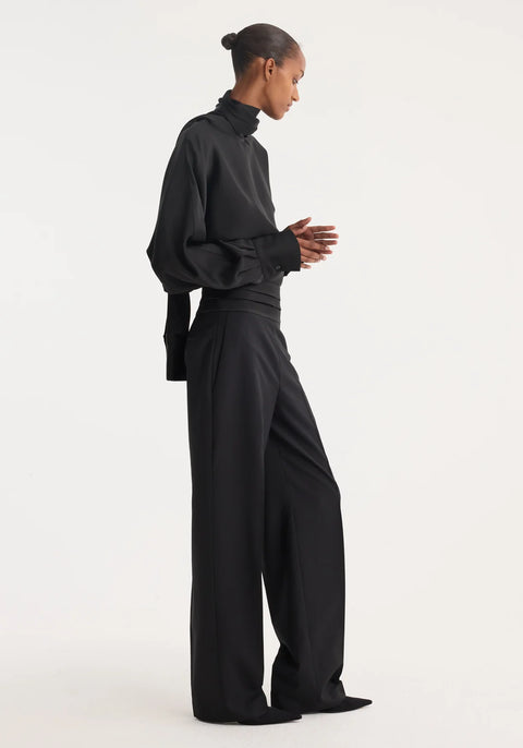 Satin Cumberband Trouser