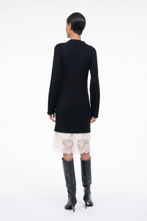 Willow Sweater Dress Black