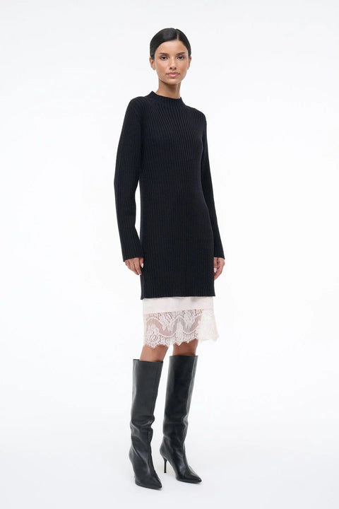Willow Sweater Dress Black