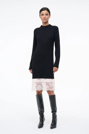 Willow Sweater Dress Black