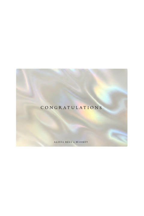 "Congratulations" Greeting Card