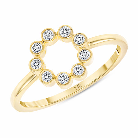 Mini Blossom Diamond Ring