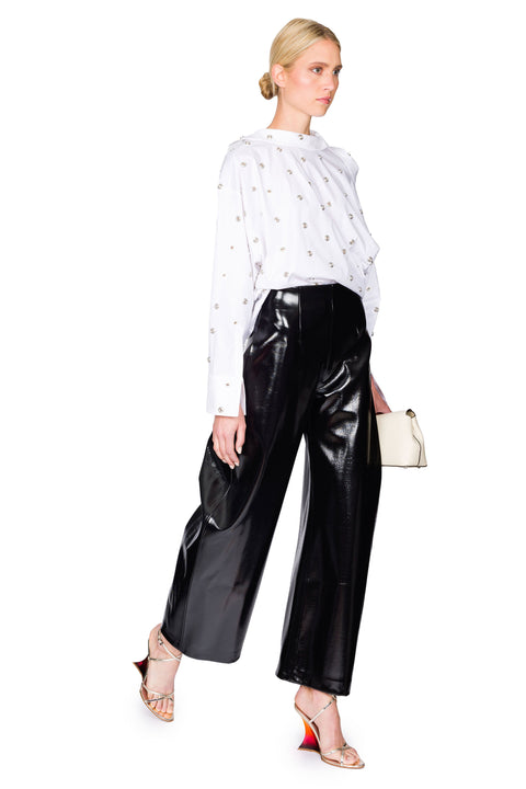 Studded Double Collar Shirt