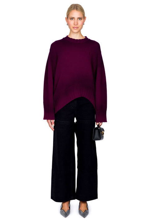 Denim Pant With Open Back Slits