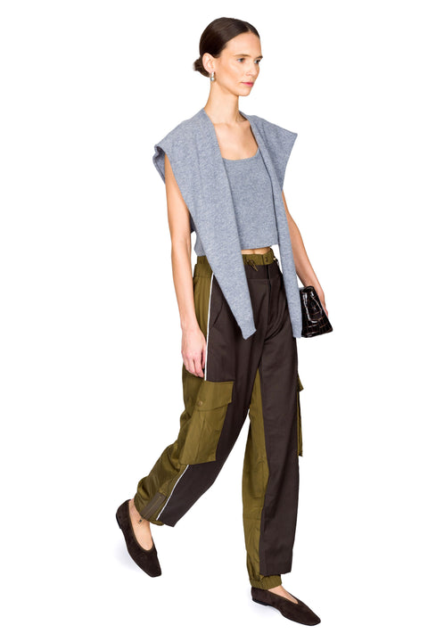 Deconstructed Suiting Cargo Pant