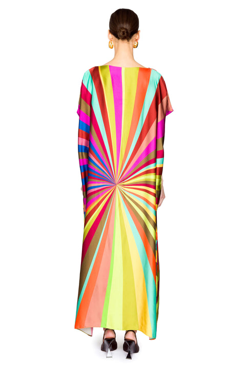 Printed Viscose Cocoon Dress