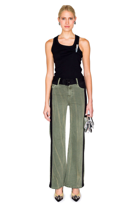 Washing Clip Rib Tank Top