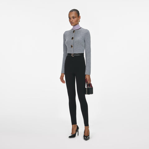 Grey Wool Cardigan
