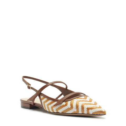 Tita Raffia Zig Flat