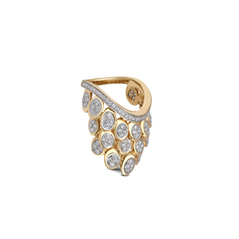 Diamond Blossom Ring .68CT 14K