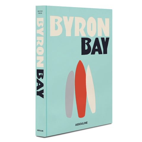 Front cover and spine of the Byron Bay book
