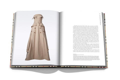 Two inside pages in the Burberry book