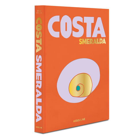 Spine and front cover of the Costa Smeralda book
