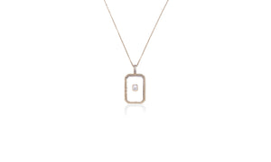 Crystal Diamond Pendant