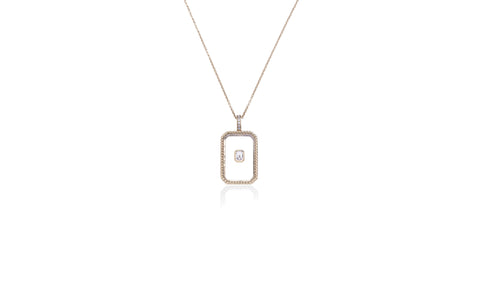 Crystal Diamond Pendant