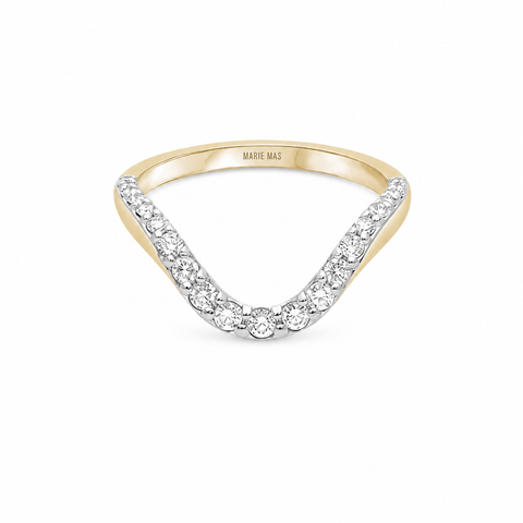 Grand Halo Ring Half Pave