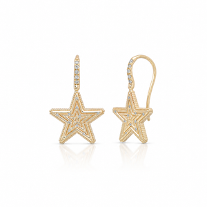 Diamond Star Power Earrings