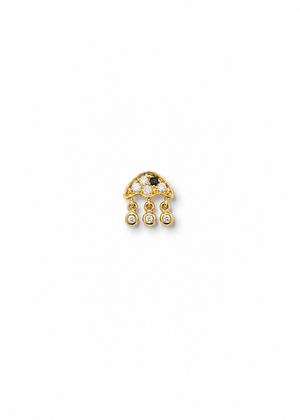 Nano Jellyfish Stud Earring