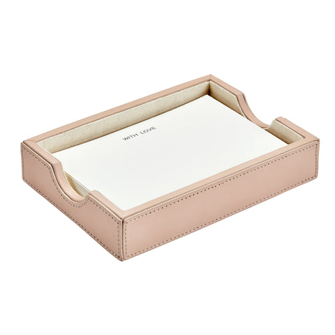 "With Love" Nude Bonded Memo Tray