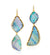 Boulder Double Stella Joyce Earrings Opal