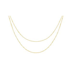 Double Strand Liquid Gold Necklace