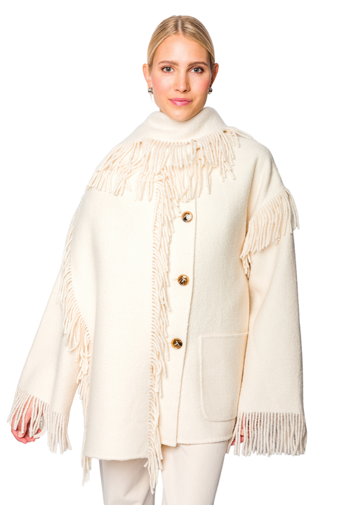 Fringed Scarf Jacket