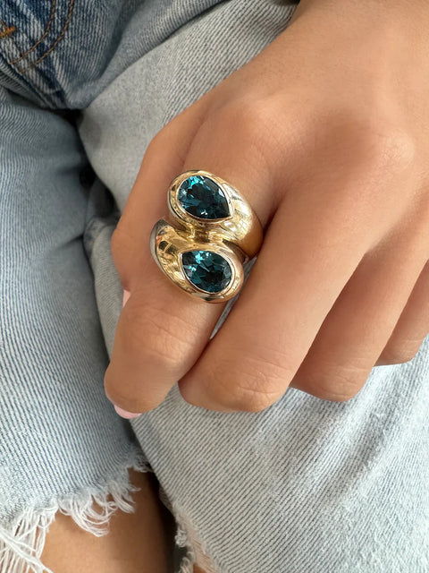 Topaz Moi et Toi Ring