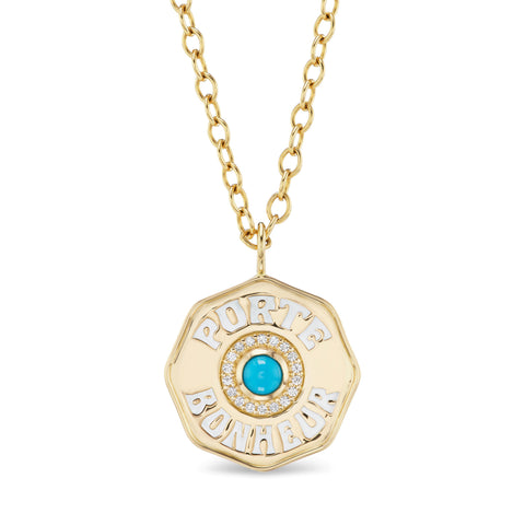 Large PB Charm Turquoise
