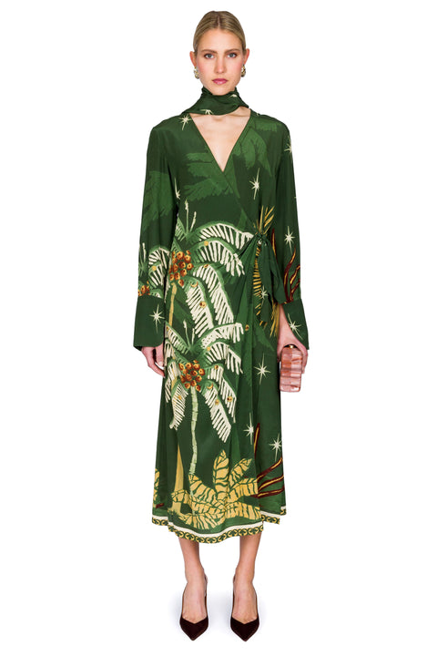 Eternity Begins Wrap Dress