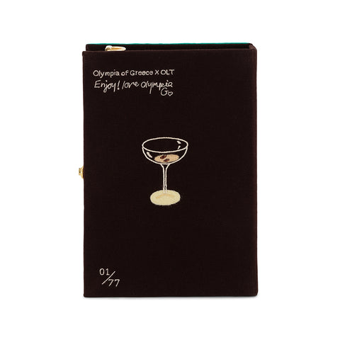Espresso Martini Strapped Book Clutch