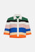 Ghost image of the multicolor striped top on a white background