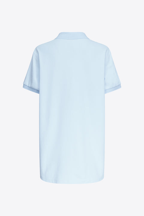 Crystal Heart Cutout Polo Dress