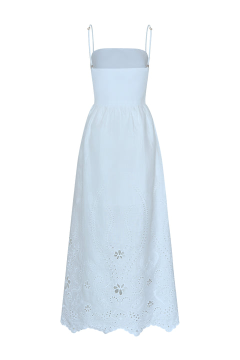 Y Tu Voz Embroidered Maxi Dress