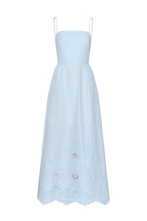 Y Tu Voz Embroidered Maxi Dress