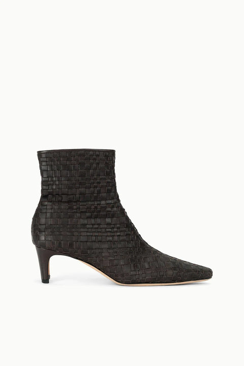 Wally Ankle Boot Espresso Woven