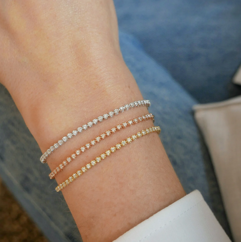 Diamond Segment Mini Link Bracelet