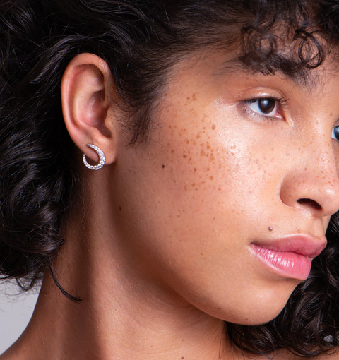 Radiant Hoop Earrings