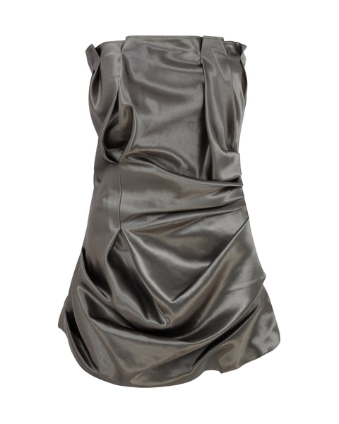 Scrunch Effect Mini Dress