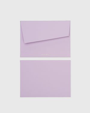 Alissa Bell x Market Blank Set of 4 Cards Lilac